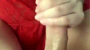 My New Milf Roommate Makes Me Cum with Her Hands POV!