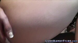 British whore in pov sucking, contrasting her hardcore handjob skills with european intensity