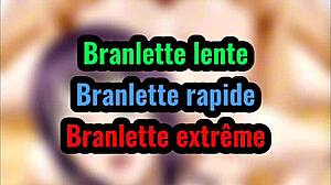 Nico Robin says, 'Stroke your cock to my French instructions, are you ready?'