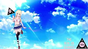 ナルトサスケのヘンタイクリップ、無修正で蒸気フェラとハンドジョブアクション