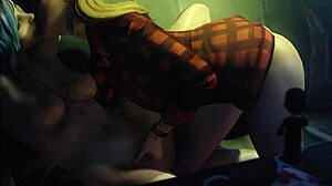 Animated 3D Lesbian Yuri Kissing Hentai