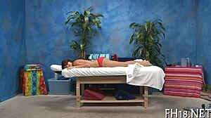 a relaxing massage turns into something more in this casual video