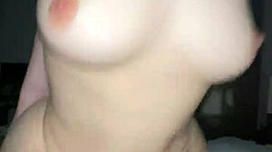 colombian young 18+ estefani riding cock in homemade amateur couple video.