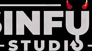 Busty Lola Bredly nimmt intensives Arsch Pounding von Robien Gun