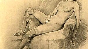 Exploring vintage erotic drawings in anime style.