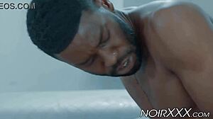 Pierce ParisとTaye Scottの激しい異人種アナルファック