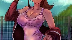 Aoi Asahina's hentai collection features big tits and ebony ass