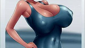 Aoi Asahina's hentai collection features big tits and ebony ass