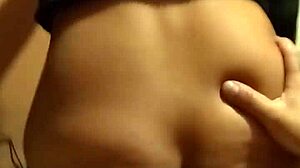 Real amateur intensely rides my husband Braulio's cock