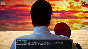 My new family explores a game with small tits