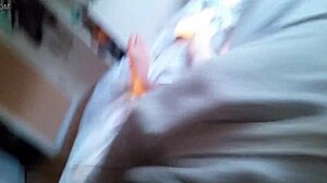 White slut passionately sucks cock in narrative tale