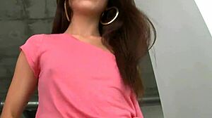 pretty latina enjoying the sunny beaches in miami florida