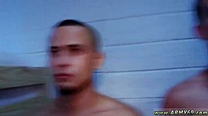 Mature Gay Trainer Teaches New Recruits Balls Handling Techniques