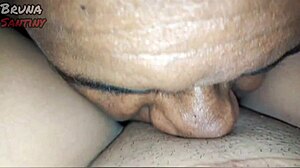 playing with that black pussy bareback