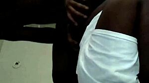 Chocolate backshots on fat ass!