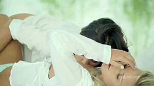 Wow! Fingering Orgasms Explode in Sensual Lesbian Sex Session!