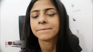 filling my horny stepsister's face with cum.