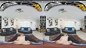 I experience Blake Blossom blooming in VR with her big tits and ass.