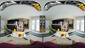 I experience Blake Blossom blooming in VR with her big tits and ass.