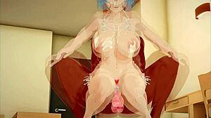 Perverted guy playing with cute girl 😏