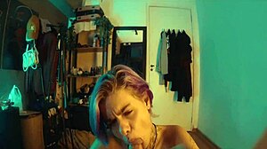 Is This Skinny Pretty Girl's Sloppy Blowjob Fetish Too Intense?