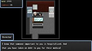 Does he lick her pussy in the hot spring?