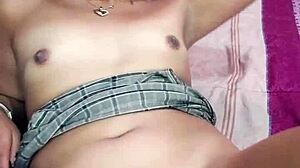 Latina Girl Masturbates to Squirting Orgasm