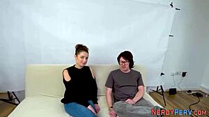 Newbie Sucks Leeds Dork's Cock