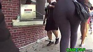 Watch this ass orgasm voyeur scene.