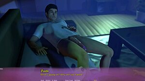 Barbara's Visit Features Big Tits and Cumshot in Goldengobs Game.