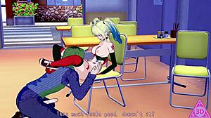 Harley Quinn Hentai Features Intense Blowjob And Cumshot Scenes