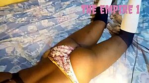 I masturbate thru my panties, gettin all wet