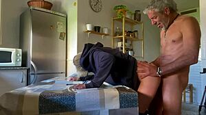 WildSpainCouple's doggy style creampie compilation