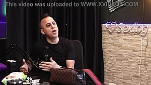 Freddy the king of dogging in sheer red lingerie, doggystyle without stopping 😏