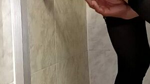 Latina Babe Screams While Fucking Dildo in Bathroom!