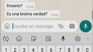 my sister-in-law's whore sends everything on whatsapp