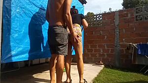 my petite argentinian mother-in-law and i share some intimate moments