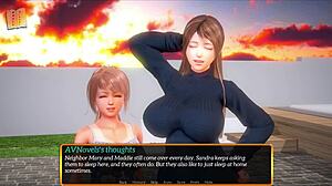 Play a visual novel with my new stepfamily 601
