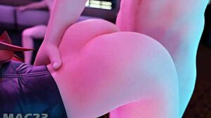 3D hentai babe, why settle for boring deepthroat action?