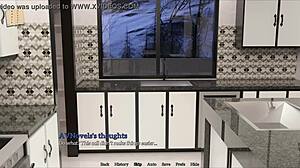 exploring new memories with brunette in game