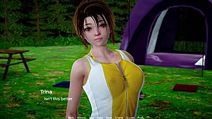 I play as Trina's goddess with fingering and handjob