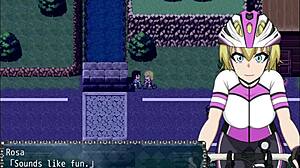 blonde flashes big tits sucking cock on street bike