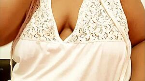 Indian maid showing boobs