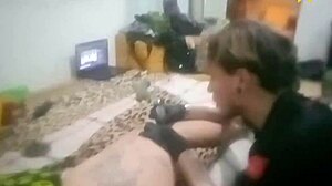 Latina Shows Ass And Pussy To German Tattoo Artist