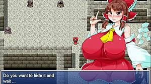 Reimu Gets Brainwashed Into Prostitute With Monster Cock In Garage