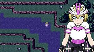 blonde flashes big tits sucking cock on street bike