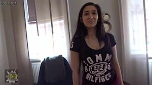 Chatting with cute 18-year-old Darcia, her fluffy huge tits in raw creampie video 😍