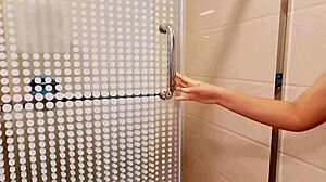 entering a nice hotel in lince with some locals