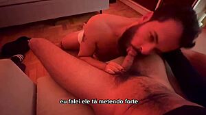 homem barbudo chupa 41 paus - 24� 25� e 26� mamadas - v�deo completo no red