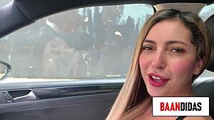 indecent proposal on brazil streets, blonde whore fucks easily because too hot